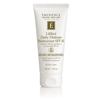 Lilikoi Daily Defense Moisturizer SPF 40 Eminence 2 fl oz Tube Sunscreen