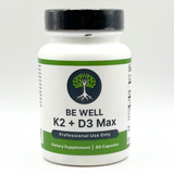 Be Well K2 + D3 Max 60 Capsules