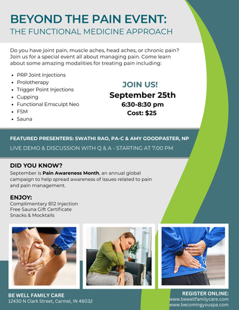Beyond the Pain Event: The Functional Medicine Approach