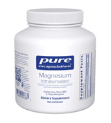 Magnesium Citrate/Malate Pure Encapsulations 180 Capsules