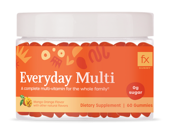 Everyday Multi Designs for Health 60 mango orange gummies