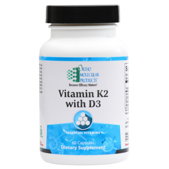 Vitamin K2 with D3 Ortho Molecular 60 Capsules