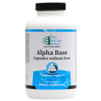Alpha Base Capsules without Iron Ortho Molecular 240 Capsules