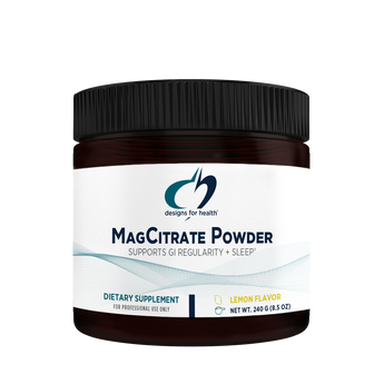MagCitrate Powder Designs for Health 60 servings Lemon Flavored